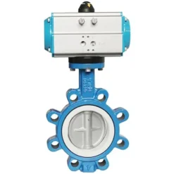 Van bướm điều khiển khí nén tác động kép