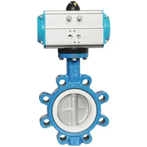 Van bướm điều khiển khí nén tác động kép