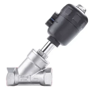 Van y xiên điều khiển khí nén đầu nhựa