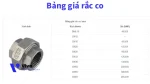 Bảng giá rắc co