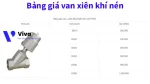 Bảng giá van xiên khí nén