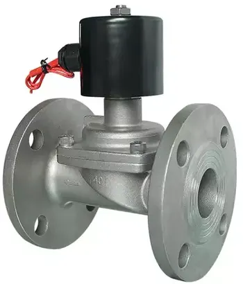 Van điện từ mặt bích inox