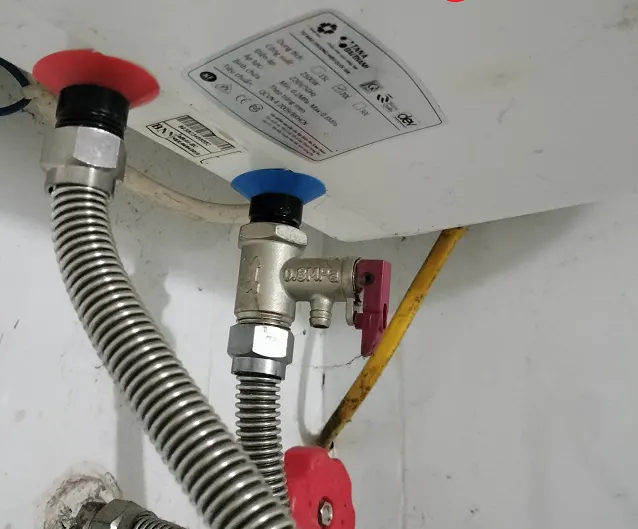 Vị trí lắp đặt van 1 chiều cho bình nóng lạnh