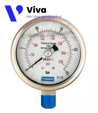 Đồng hồ đo áp suất yamaki có dầu