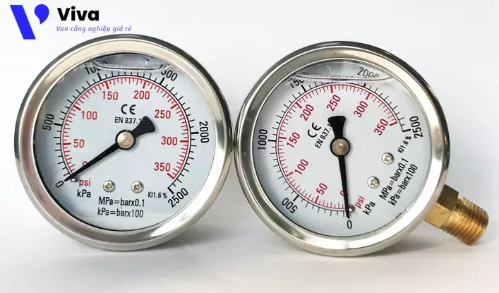 Đồng hồ dầu đo áp suất