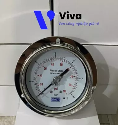 Đồng hồ đo áp suất Italy có vành