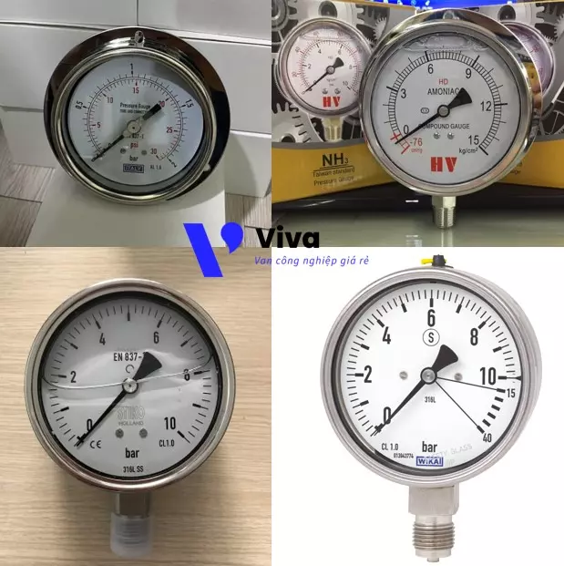 Một số mẫu đồng hồ đo áp suất dầu thủy lực