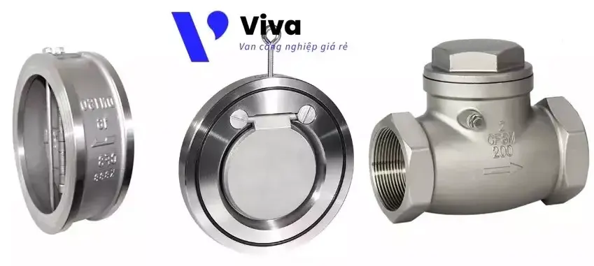 Các dòng van 1 chiều inox phi 60