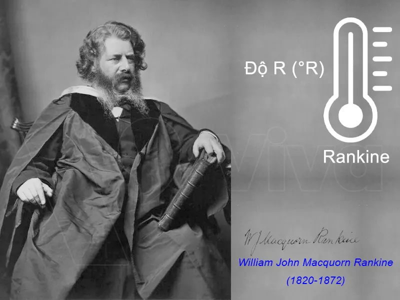 William John Macquorn Rankine người khai sinh ra độ R