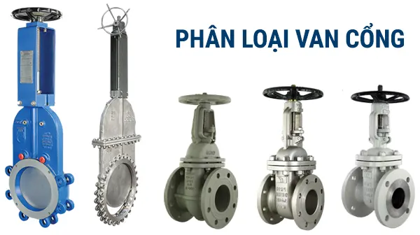 Phân loại van cổng