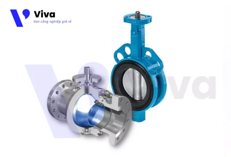Sự khác nhau giữa van bi và van bướm