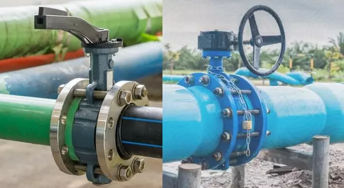 Ứng dụng của van bướm