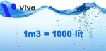 1 mét khối bằng bao nhiêu lít