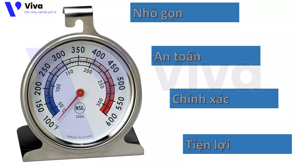 Đặc điểm đồng hồ đo nhiệt độ lò nướng