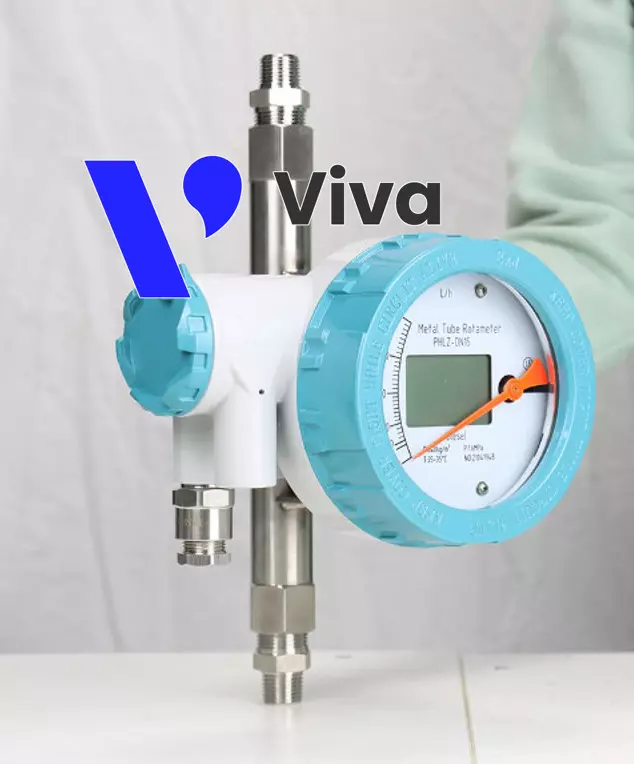 đồng hồ đo lưu lượng diện tích biến thiên dạng ống kim loại lắp ren