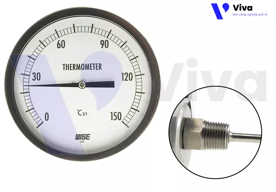 Đồng hồ đo nhiệt độ chân sau