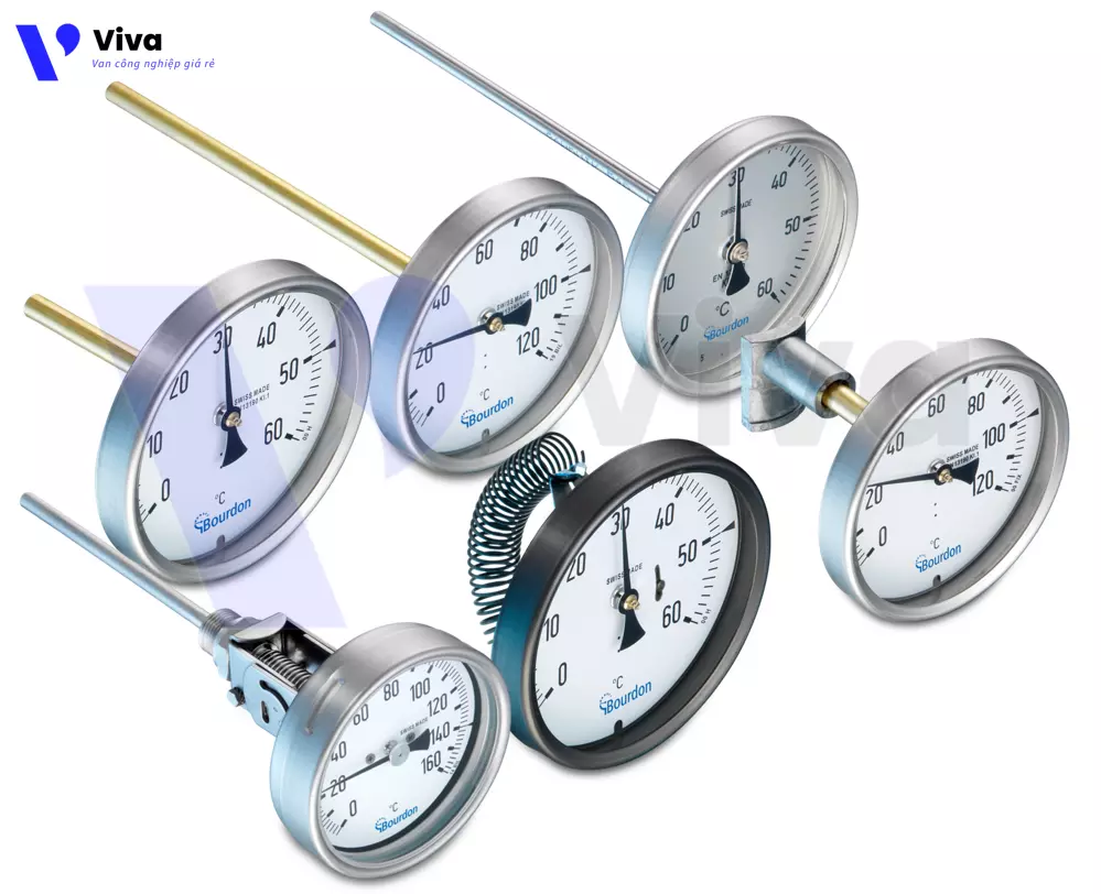 Một số sản phẩm đồng hồ đo nhiệt độ lưỡng kim Baumer