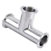Tê inox vi sinh nối clamp