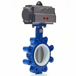 Van bướm điều khiển khí nén dạng lug