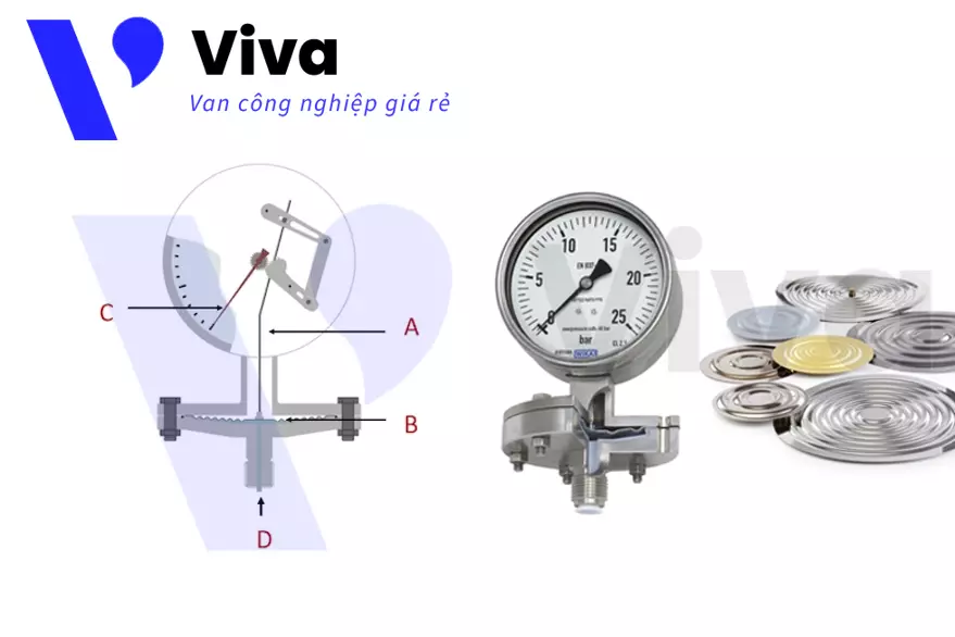 Đồng hồ áp suất dạng màng