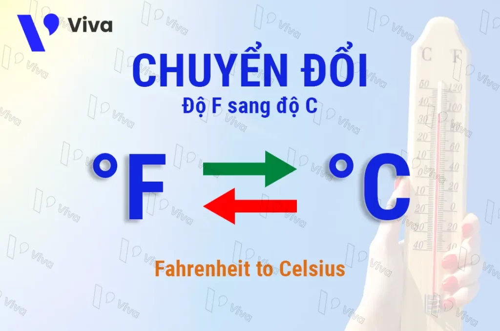 Chuyển đổi độ f sang độ c