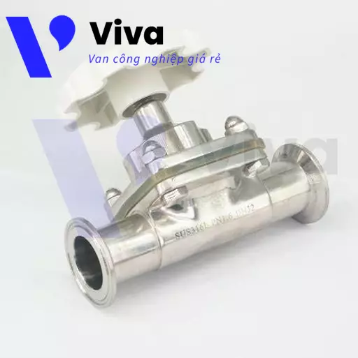 Hình ảnh sản phẩm van màng inox vi sinh