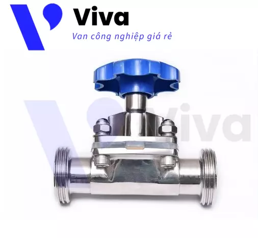 Van màng inox vi sinh nối ren