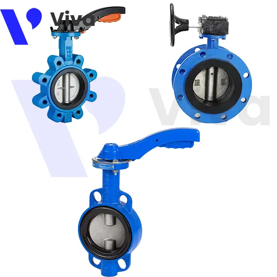 So sánh các loại van bướm Wafer - Lug - Mặt bích