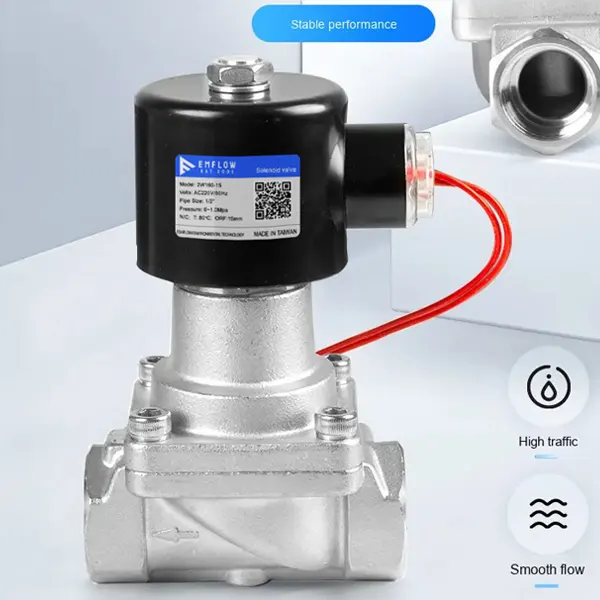 van điện từ hơi nóng inox EMFLOW 3