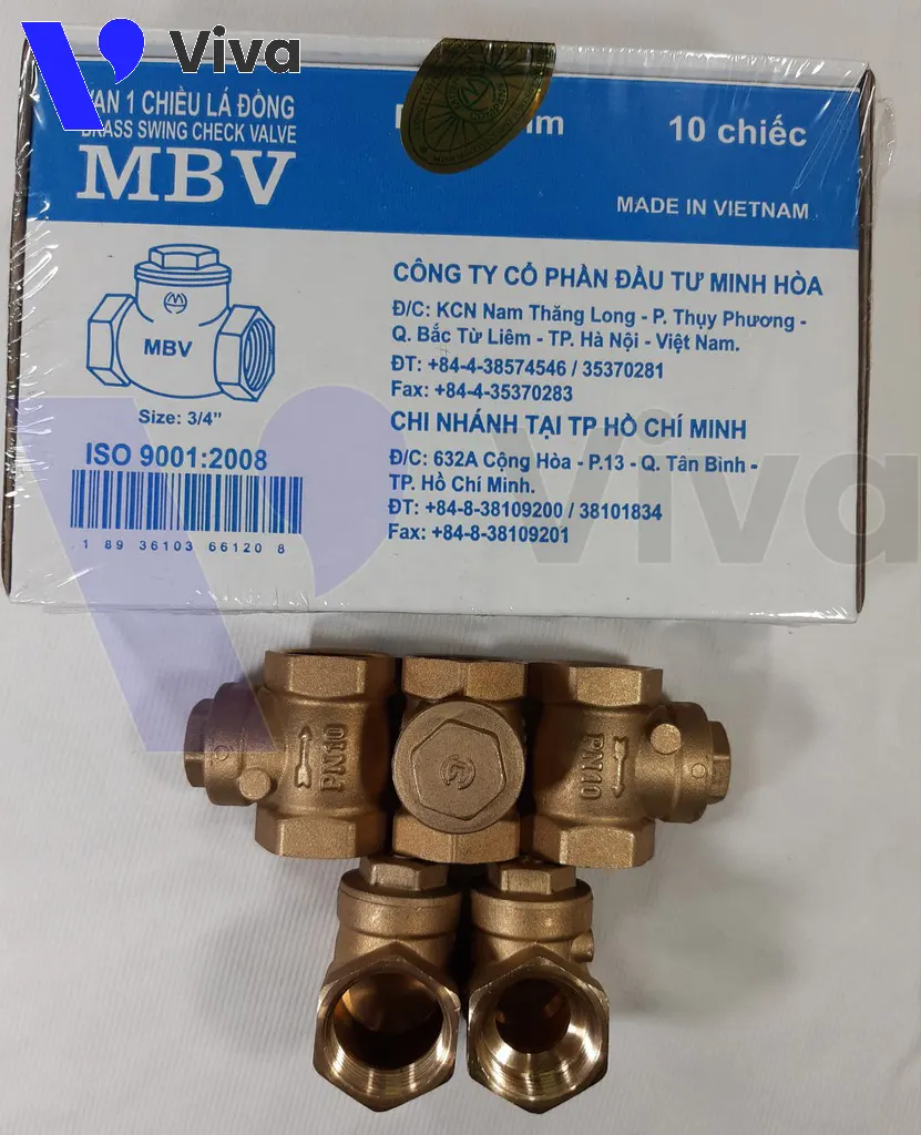 Van 1 chiều đồng lá lật Minh Hòa MBV