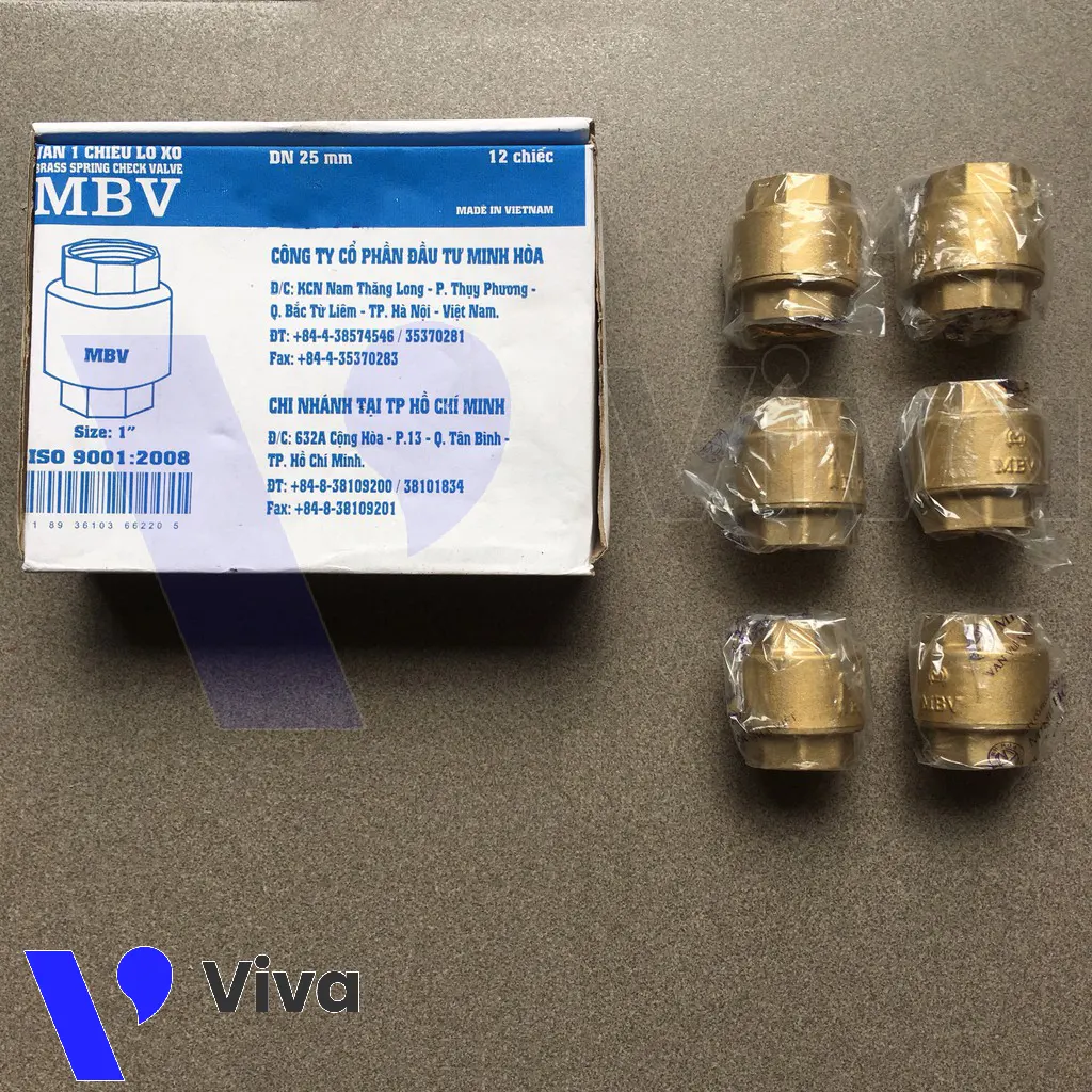 Van 1 chiều đồng lò xo Minh Hòa MBV