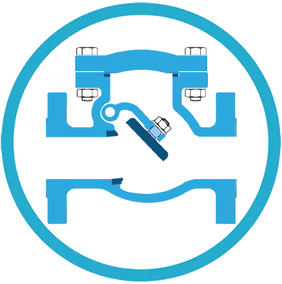 Van 1 chiều lá lật