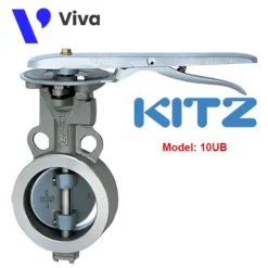 Van bướm inox tay gạt Kitz 10UB