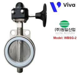 Van bướm inox tay quay Wonil WBSG-2