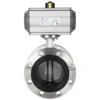 Van bướm khí nén inox mặt bích EMPB-OSF