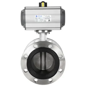 Van bướm khí nén inox mặt bích EMPB-OSF