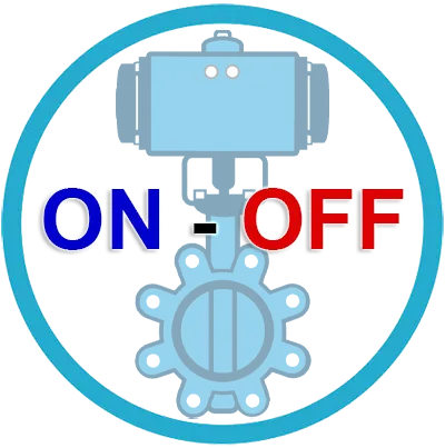 Van bướm khí nén ON/OFF