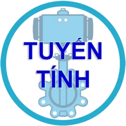 Van bướm khí nén tuyến tính