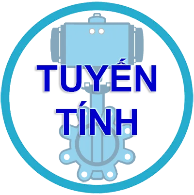 Van bướm khí nén tuyến tính