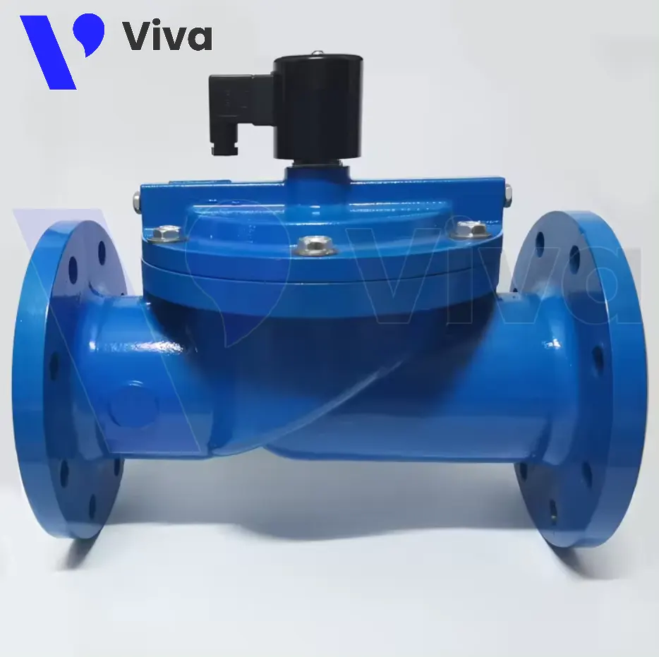 Van điện từ gang nối bích EM-Flow DF-NC