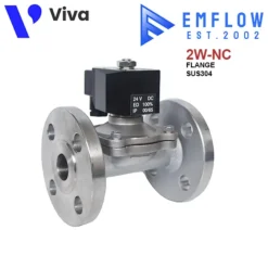 Van điện từ inox nối bích EM-Flow 2W-NC