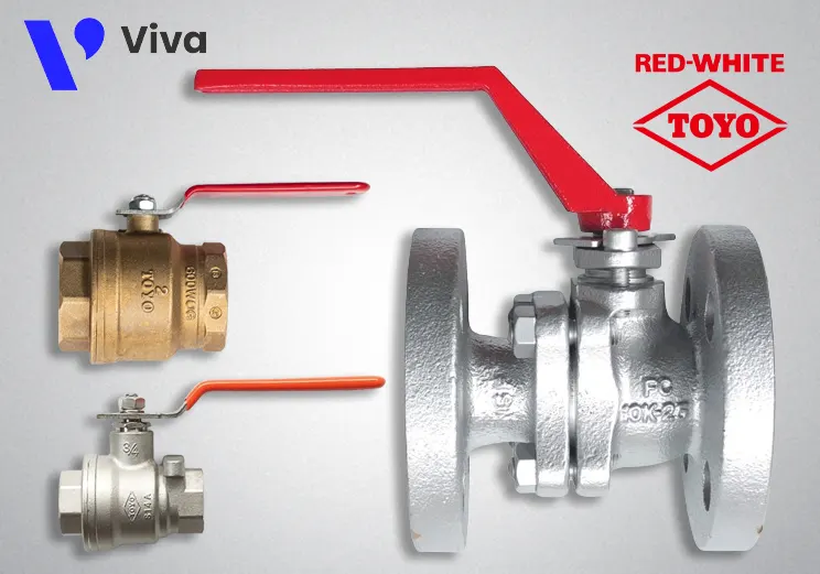 Các loại van bi Toyo có sẵn tại Viva