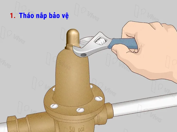 Tháo nắp bảo vệ (H1)