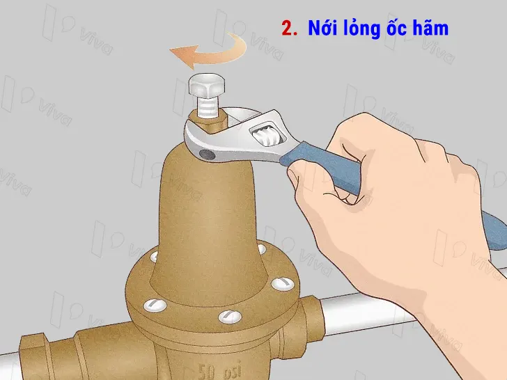 Nới lỏng ốc hãm (H2)