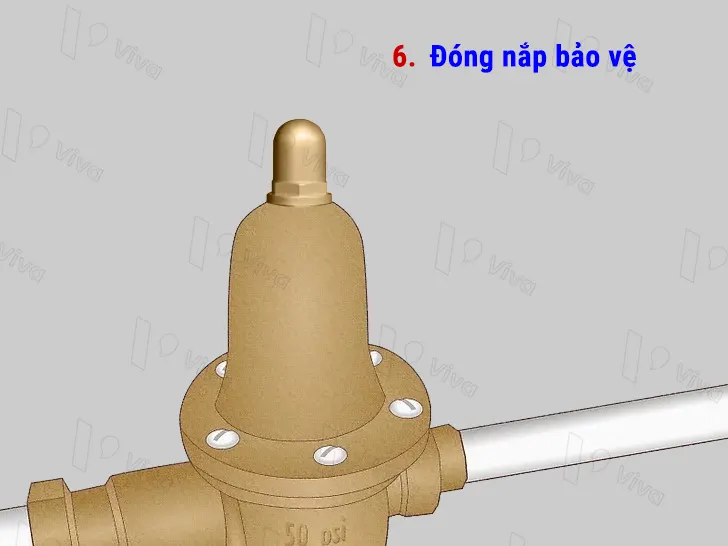 Đóng lại nắp bảo vệ (h6)