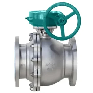 Van bi inox tay quay lắp bích Wooken KSAG-10F