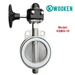 Van bướm inox tay quay Wooken KSBG-10