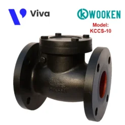 Van 1 chiều lá lật gang Wooken KCCS-10