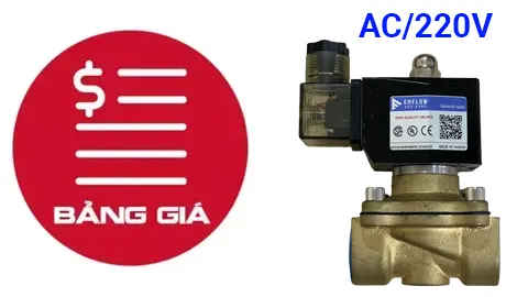 Bảng giá van điện từ 220V