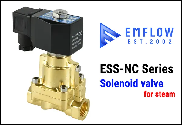 Van điện từ hơi nóng của Emflow model ESS-NO